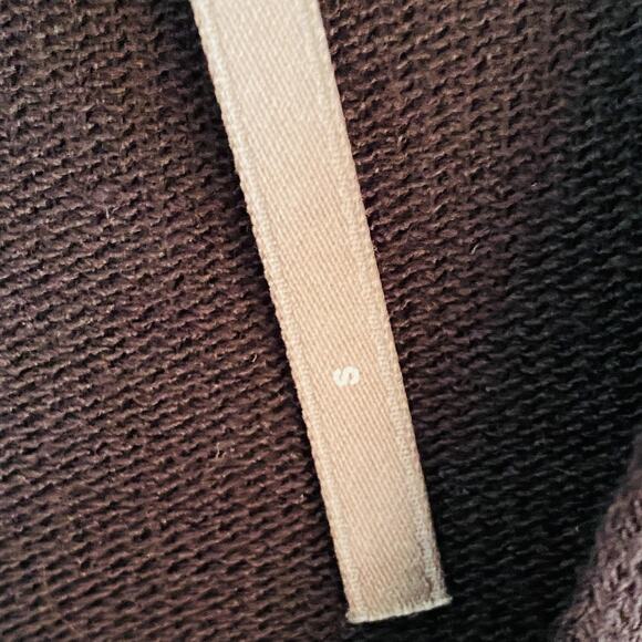 Anthropologie Blouse Womens Small Black Tie Neck Wrap Front Knit Top Surplice - Picture 4 of 7